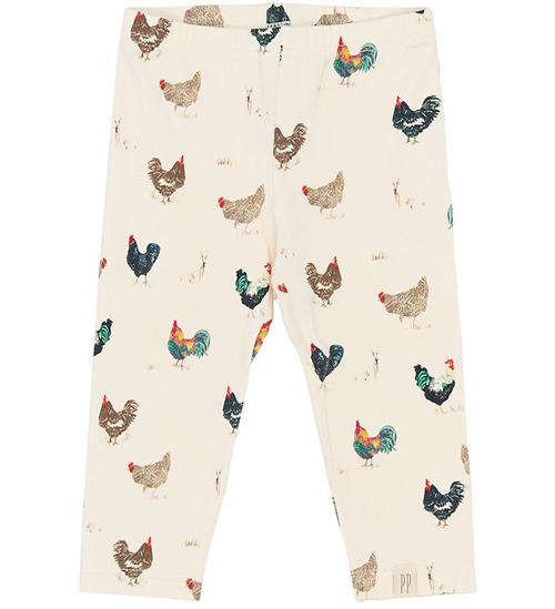 Petit Piao Leggings - PPStar - Eggnog Rooster AOP