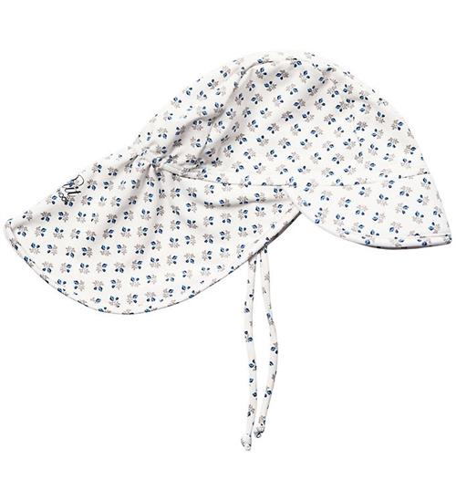 Sofie Schnoor Badehat - Blå/Blomst