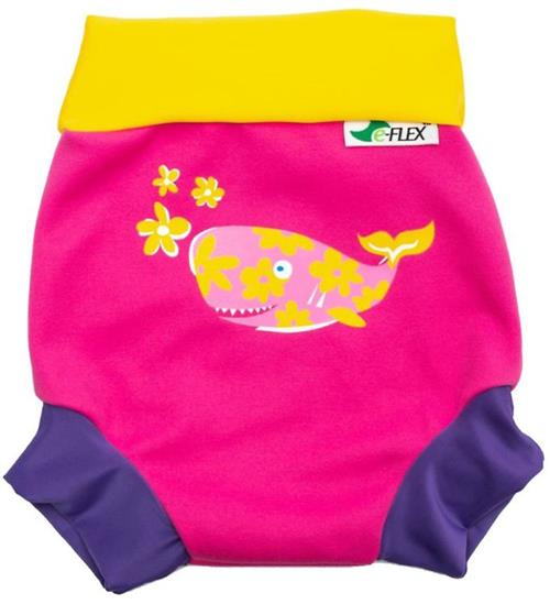 Konfidence Blebadebukser - Swim Nappy - Pink/Yellow Joni