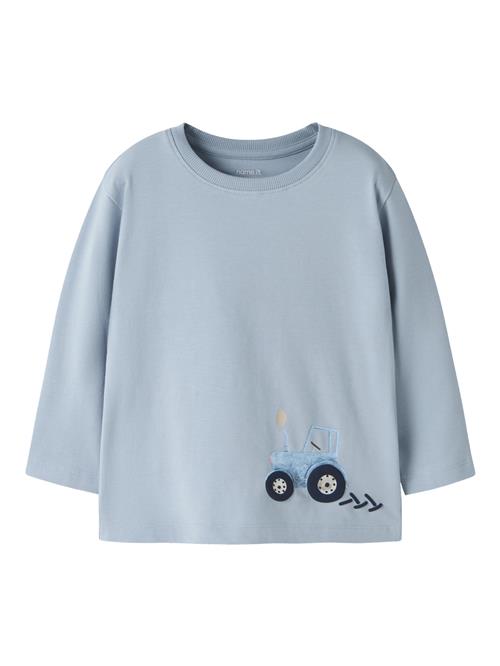 NAME IT Bluse Fotroels Blue Fog