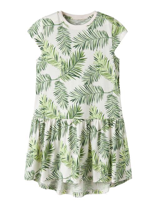 NAME IT Kjole Vigga Carinaria Palm Leaf