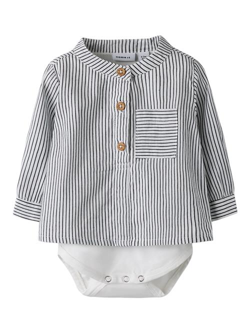 NAME IT Skjortebody Far Cloud Dancer