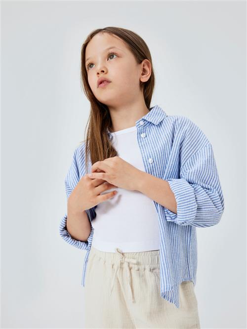 NAME IT Kort Rib Top Nakal Bright White