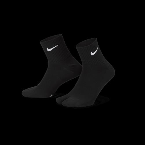 Lette Nike Everyday Plus-ankelstrømper med opdelt tå - sort