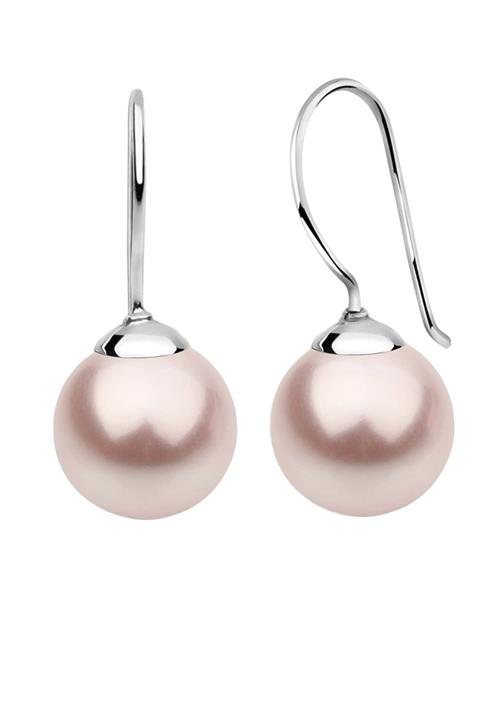 Nenalina Øreringe  pudder / sølv