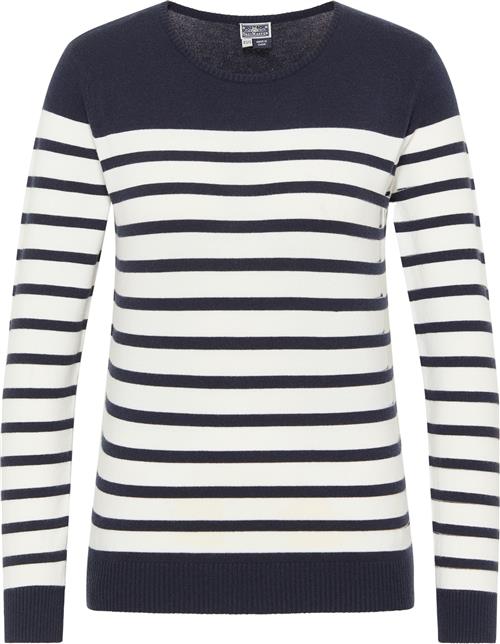 DreiMaster Maritim Pullover  marin / hvid