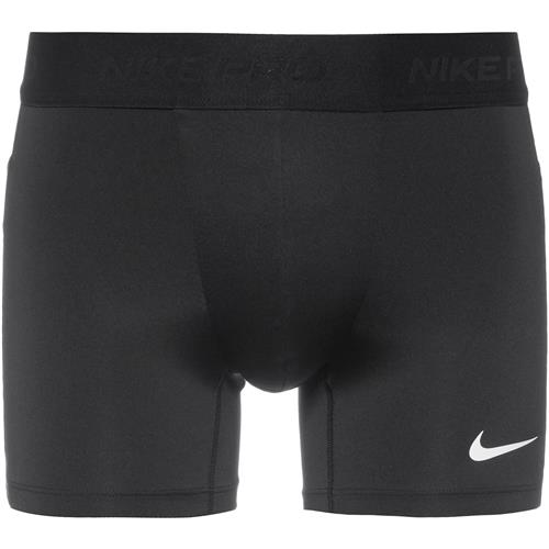 NIKE Underwear Boksershorts 'Pro'  sort / hvid-meleret