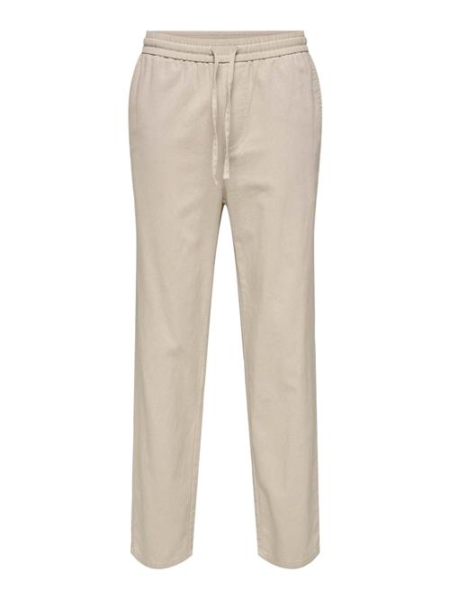 Only & Sons Lærredsbukser 'ONSSinus'  greige