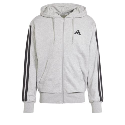 ADIDAS SPORTSWEAR Sportssweatjakke 'Essentials French Terry'  lysegrå / sort