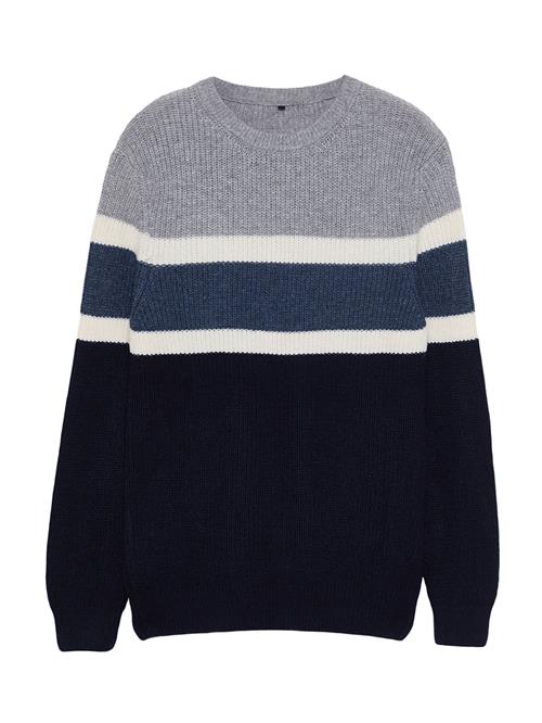 Trendyol Pullover  navy / safir / grå-meleret / hvid