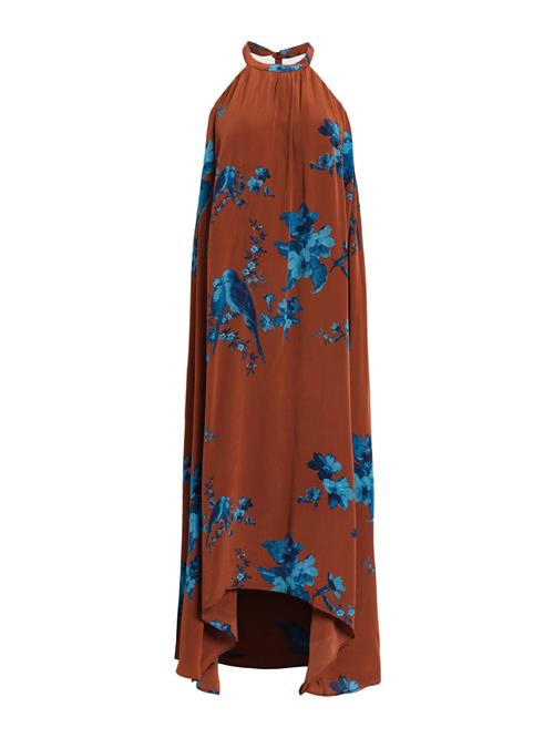 AllSaints Kjole 'MYSTI IONA'  marin / azur / rustrød