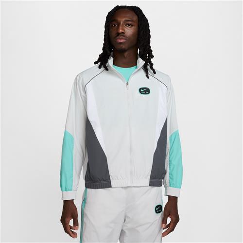 Vævet Nike Air-træningsoverdel til mænd - grå