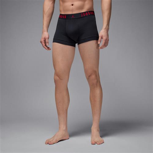 Jordan Flight-boksershorts i bomuld til mænd (pakke med 3 stk.) - sort