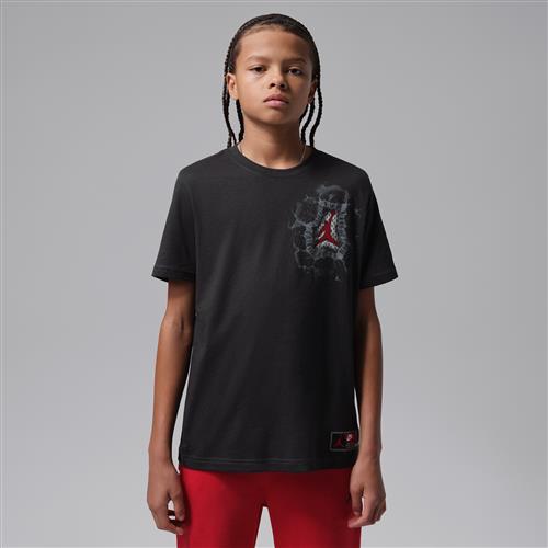 Jordan Breakthrough-T-shirt i jersey til større børn - sort