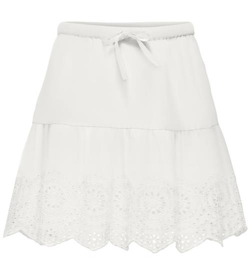 Kids Only Nederdel - Broderi - KogBondi - Cloud Dancer