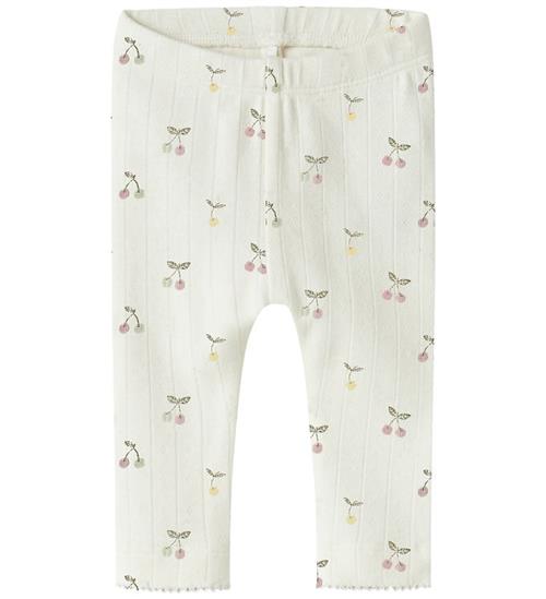 Name It Leggings - NbfFicherry - Cloud Dancer