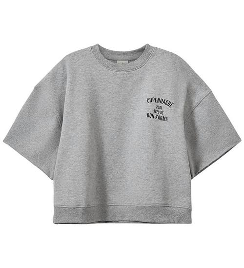 Sofie Schnoor T-shirt - Sweat - EloiseSY - Gråmeleret m. Print