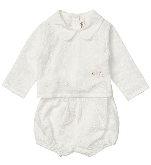 Lalaby Sæt - Skjorte/Bloomers - Vilja - Broderie Anglaise