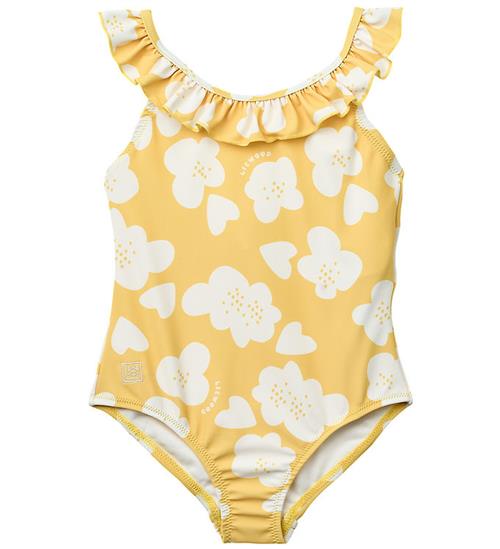 Liewood Badedragt - UV40+ - Kallie - Flower/Lemon Yellow