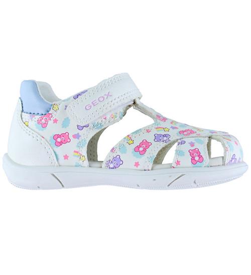 Geox Sandaler - Zapito - Hvid/Lyseblå m. Bamser