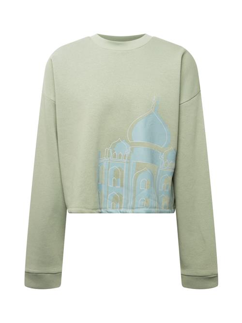 ABOUT YOU Limited Sweatshirt 'Mio'  blå / mint / hvid