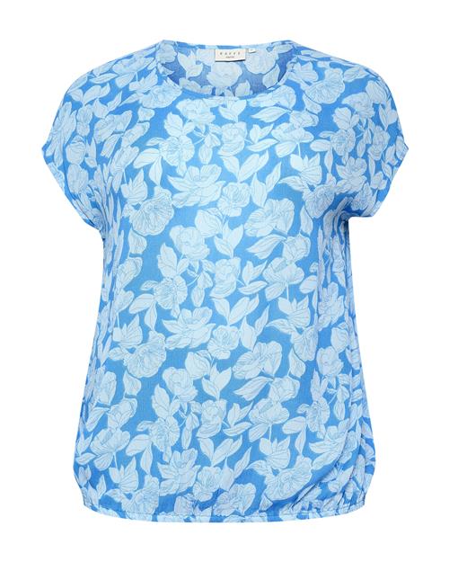 KAFFE CURVE Bluse 'Lise'  cyanblå / lyseblå