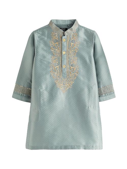Next Skjorte 'Kurta'  turkis / guld