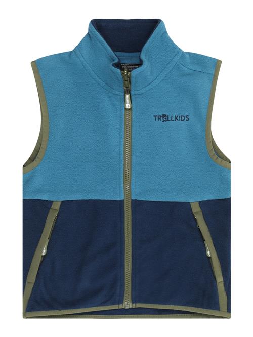 TROLLKIDS Sportsvest 'Kjerag'  navy / himmelblå / oliven