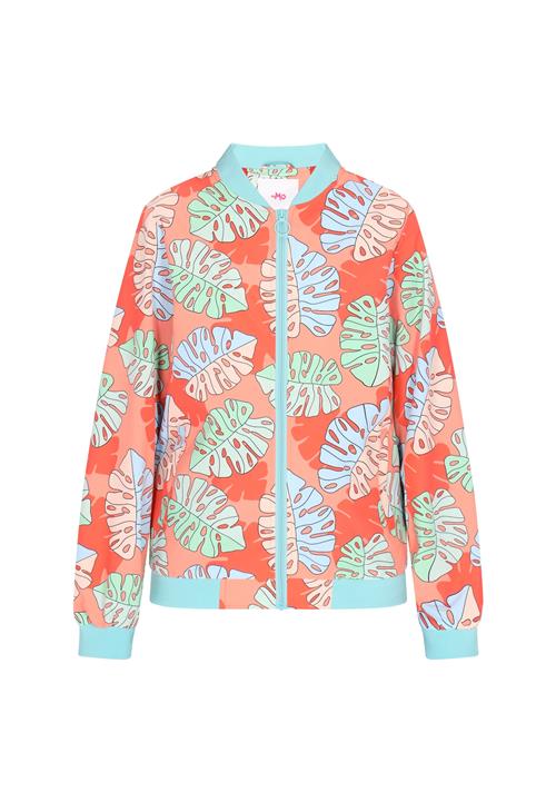 MYMO Overgangsjakke  lysegrøn / orange / pastelorange / lyserød