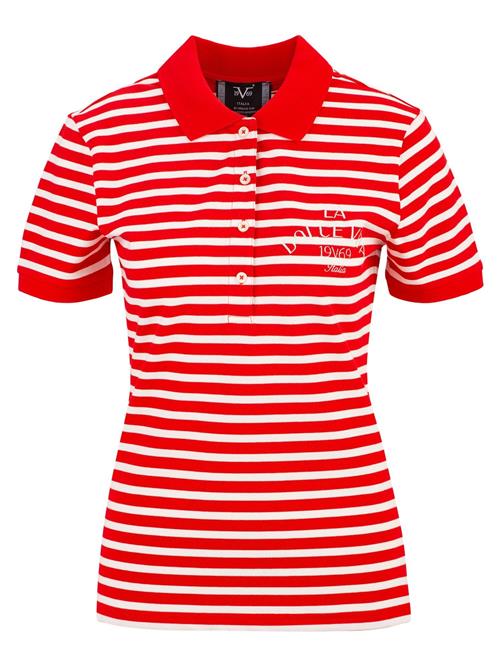 19V69 ITALIA Shirts 'Bibi Marina'  rød / hvid