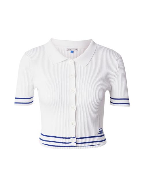 LTB Cardigan 'HOKAMA'  royalblå / hvid