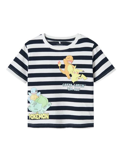 NAME IT Shirts 'NMMMALIK POKEMON'  navy / lyseblå / lysegul / hvid