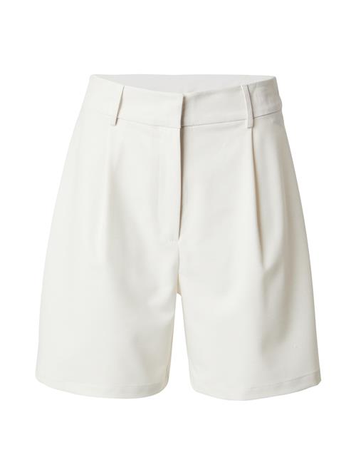 ABOUT YOU Bukser med lægfolder 'Sanja'  hvid