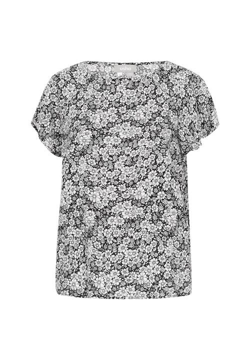 Usha Bluse  sort / hvid