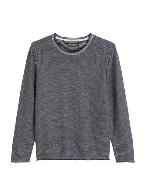 Marc O'Polo Pullover  mørkeblå / hvid