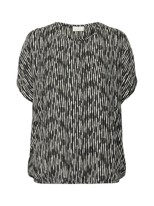 Kaffe Bluse 'KAAmber'  sort / hvid