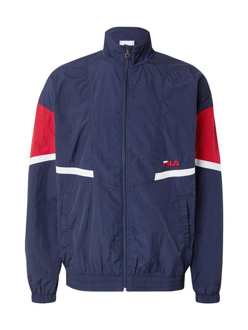 FILA Træningsjakke 'LOCHRISTI'  mørkeblå / rød / hvid