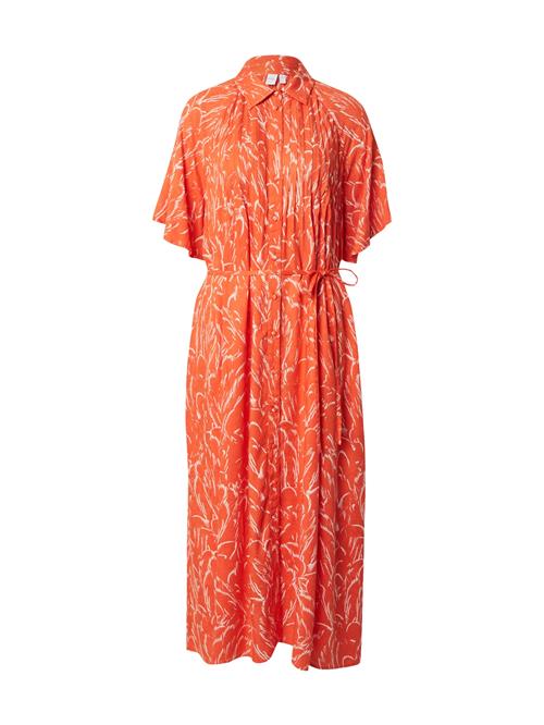 YAS Blusekjole  mørkeorange / hvid