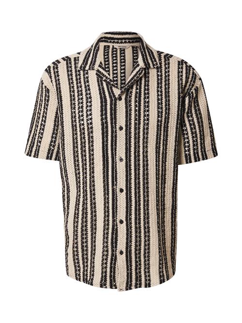 Only & Sons Skjorte 'ONSDani'  sort / uldhvid