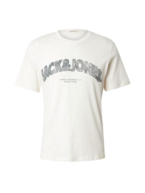JACK & JONES Bluser & t-shirts 'Almeria'  røgblå / safir / offwhite