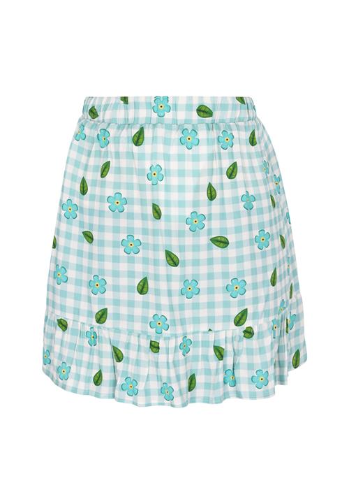 MYMO Nederdel  turkis / grøn / hvid