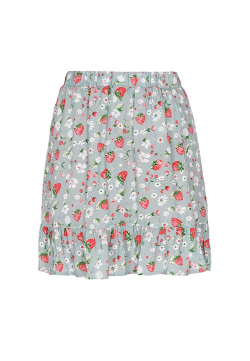 MYMO Nederdel  grøn / pastelgrøn / rød / offwhite