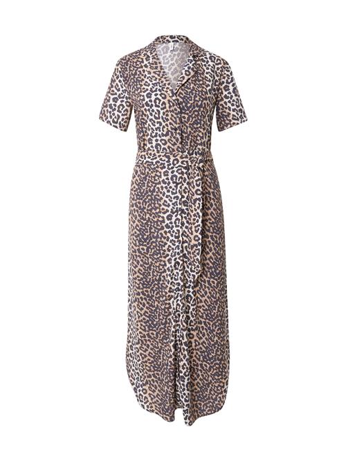 ONLY Blusekjole 'ONLNOVA'  beige / lysebrun / sort