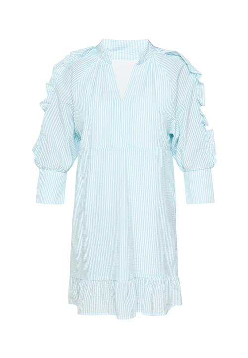 usha BLUE LABEL Kjole 'Fashion Look'  lyseblå / hvid