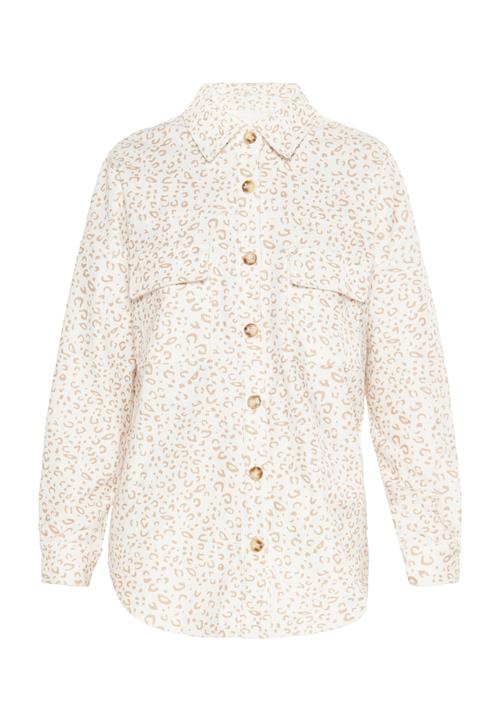 Usha Overgangsjakke  brun / hvid