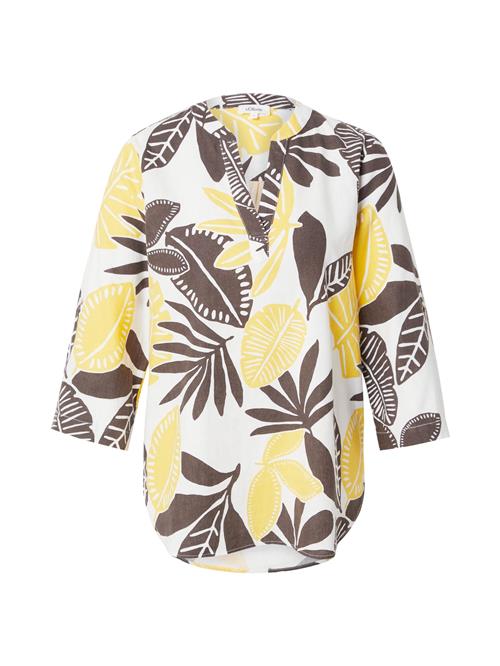 s.Oliver Bluse  brun / gul / hvid