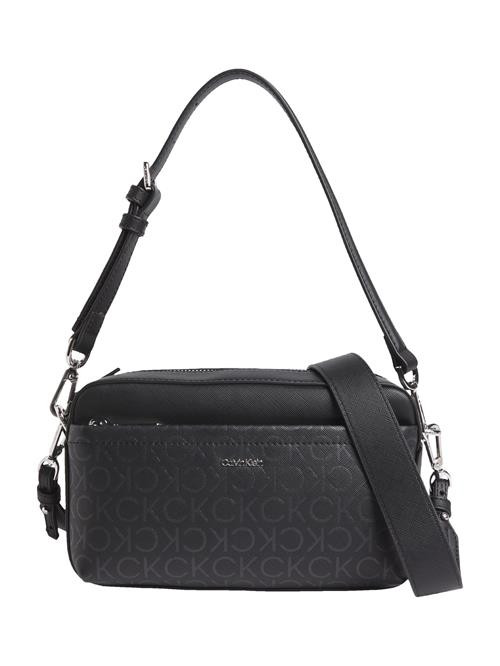 Calvin Klein Skuldertaske 'MUST'  mørkegrå / sort