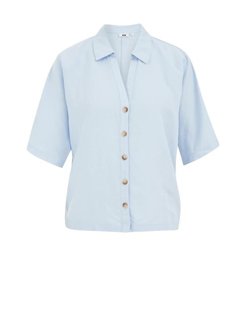 WE Fashion Bluse  lyseblå