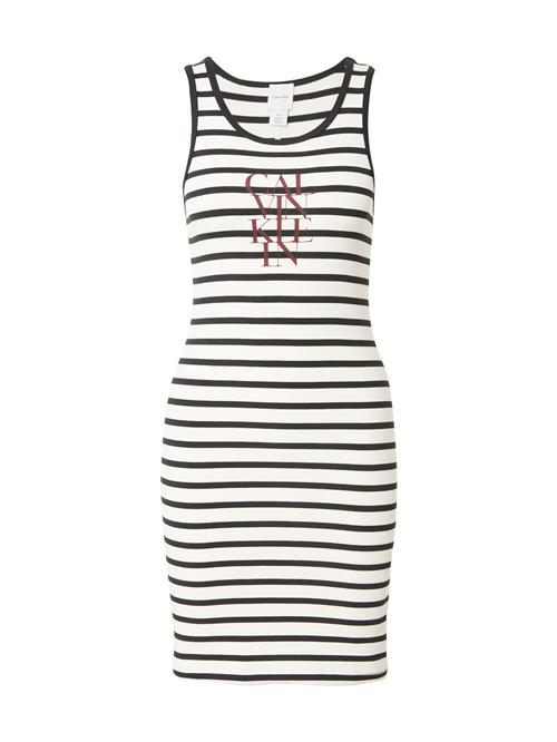 Calvin Klein Jeans Kjole  bordeaux / sort / hvid