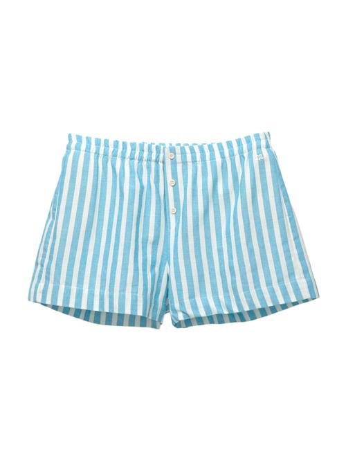 Pull&Bear Bukser  lyseblå / hvid